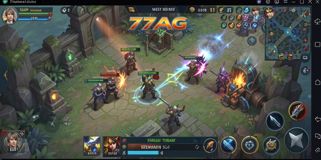 Screenshot gameplay <strong>77AG</strong> yang menampilkan aksi strategis mendebarkan.