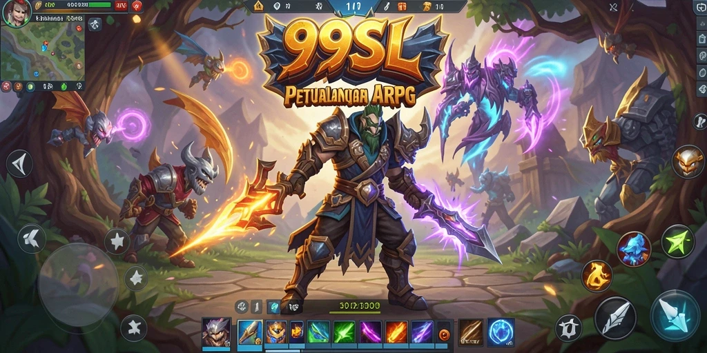 Screenshot gameplay seru dari 99SL yang menampilkan aksi pertarungan yang intens.