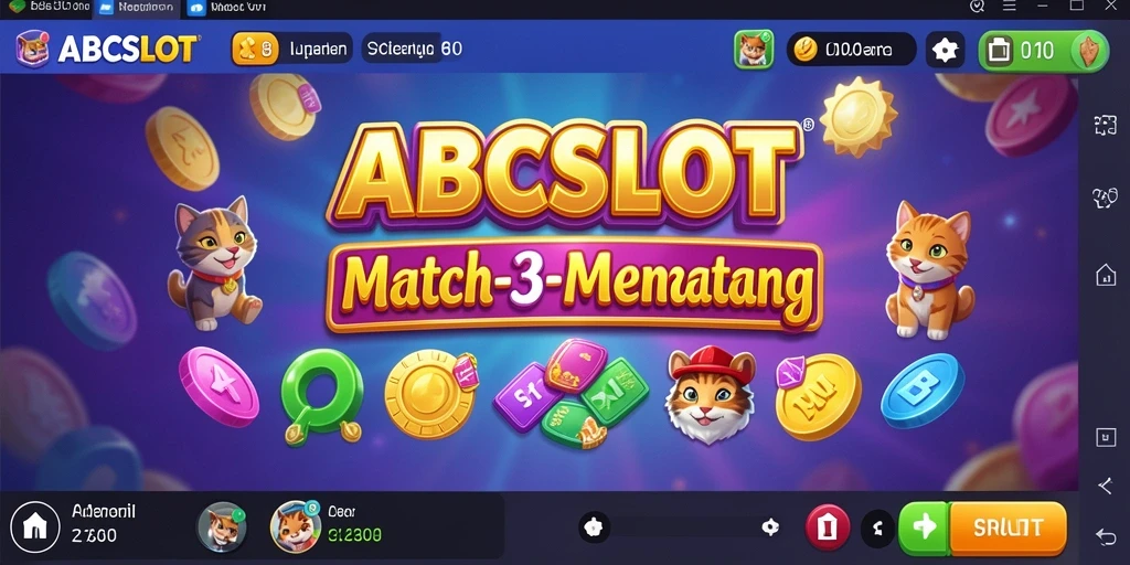 Tampilan gameplay menarik dan menantang dari ABCSLOT.