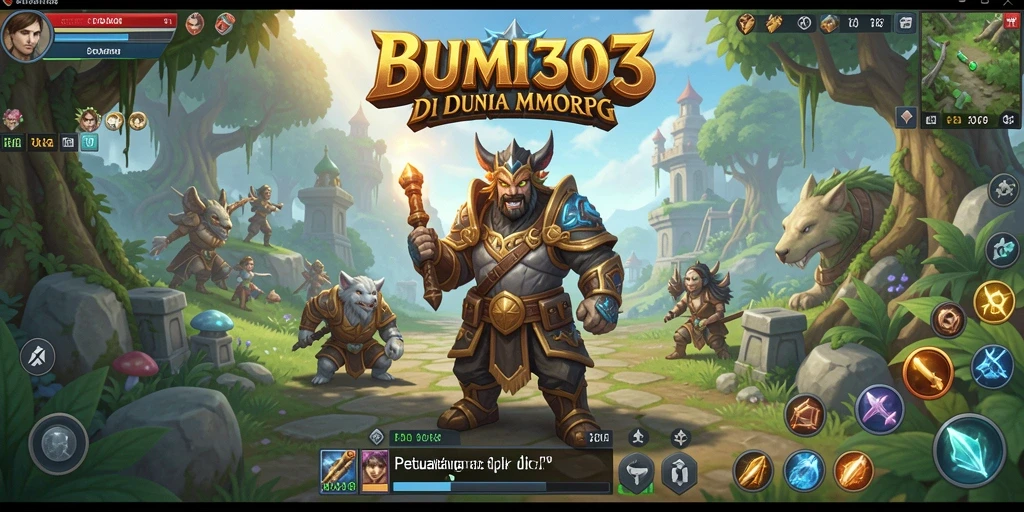 Tampilan gameplay menarik dari BUMI303 dalam petualangan MMORPG.