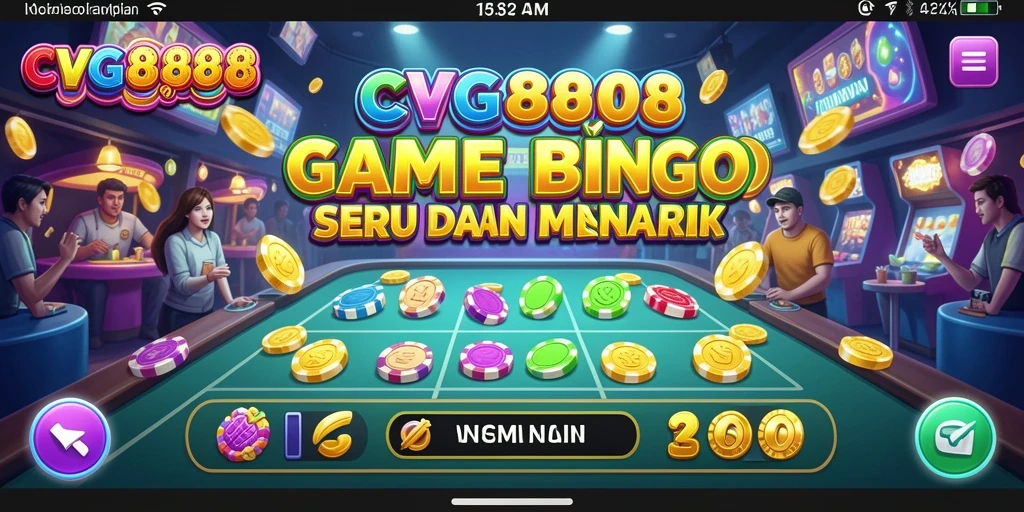Tampilan gameplay seru dan interaktif dalam CVG8888