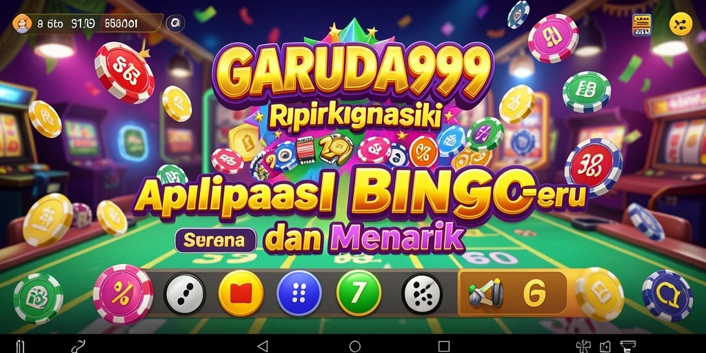 Tampilan menarik dari gameplay Bingo di GARUDA999.