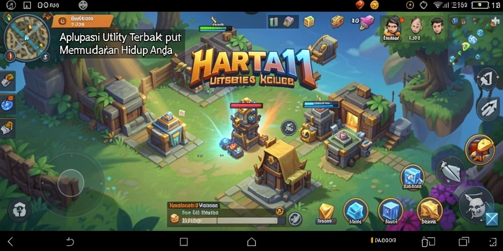Tampilan antarmuka HARTA11 yang memudahkan navigasi dan pengelolaan aplikasi.