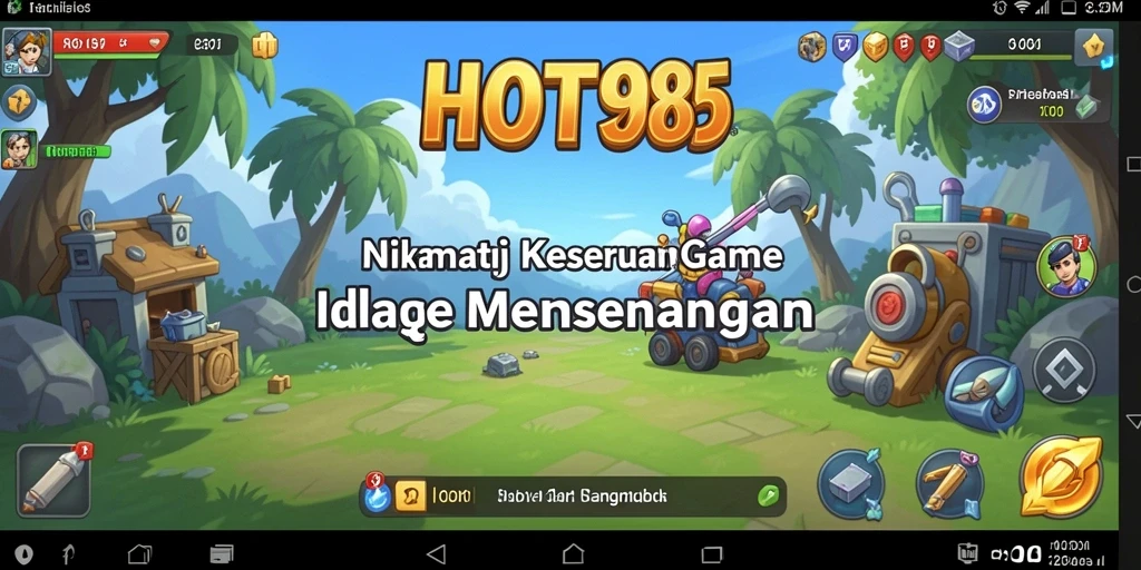 Tampilan gameplay HOT985 yang santai dan menarik.