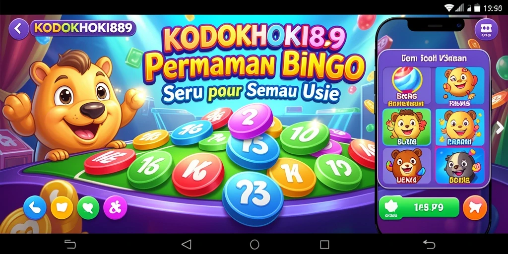 Tangkapan layar gameplay KODOKHOKI889 yang menampilkan suasana bermain Bingo yang seru.