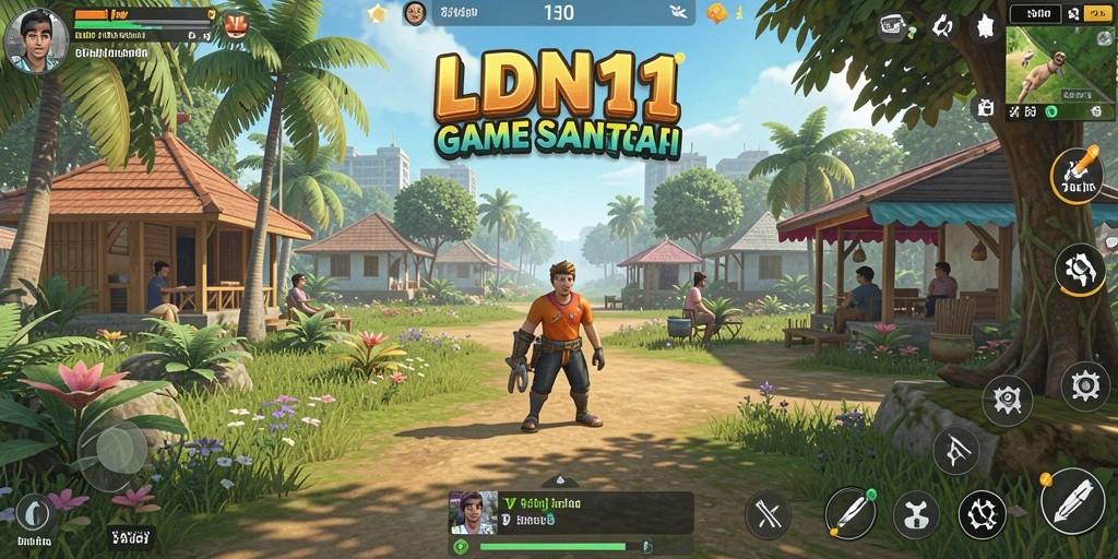 Tampilan menawan dari gameplay santai LDN11.