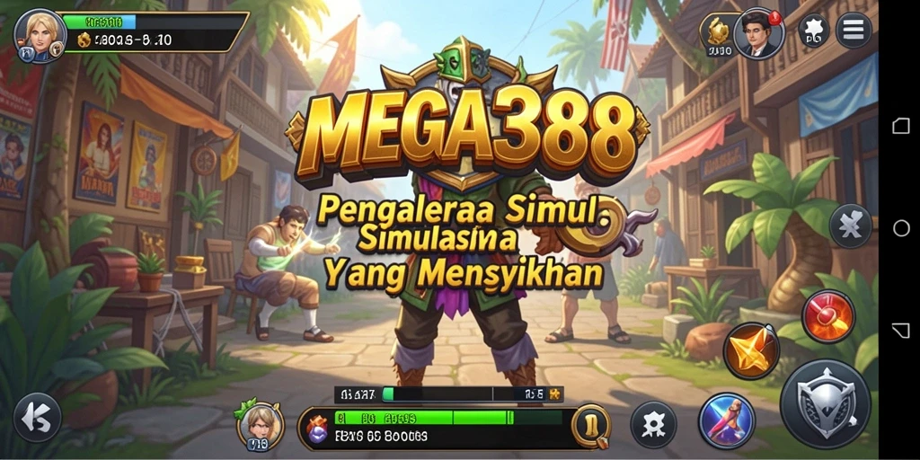 Tampilan gameplay MEGA388 yang mendebarkan dalam simulasi realistik.