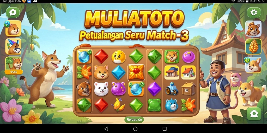 Tampilkan gameplay seru dan tantangan dalam MULIATOTO.