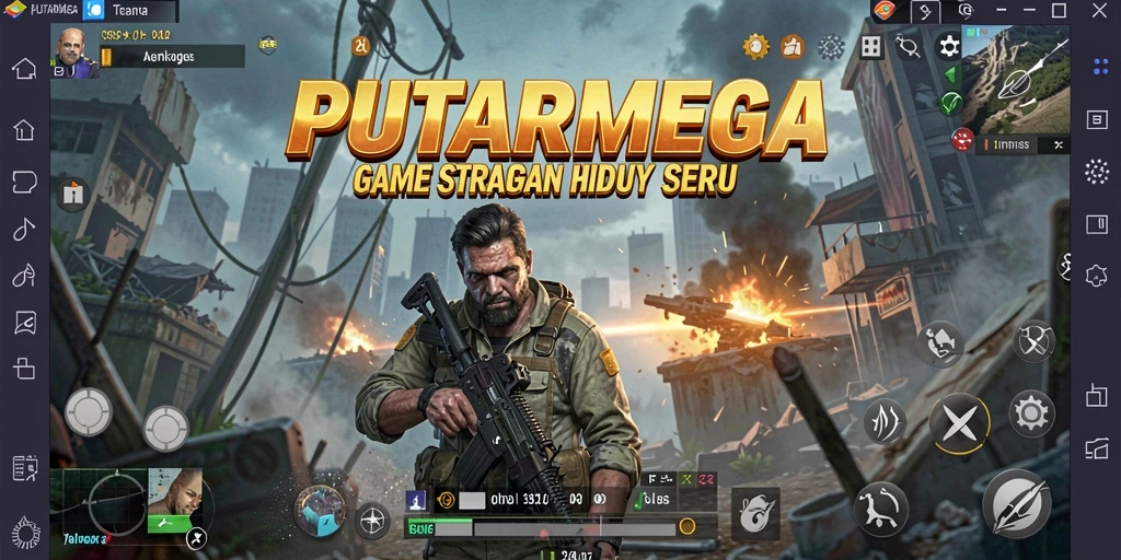 Tampilan gameplay yang seru dan interaktif di PUTARMEGA.
