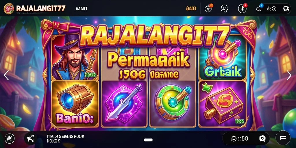 Tampilan gameplay menarik dari RAJALANGIT77 dengan desain yang menawan.