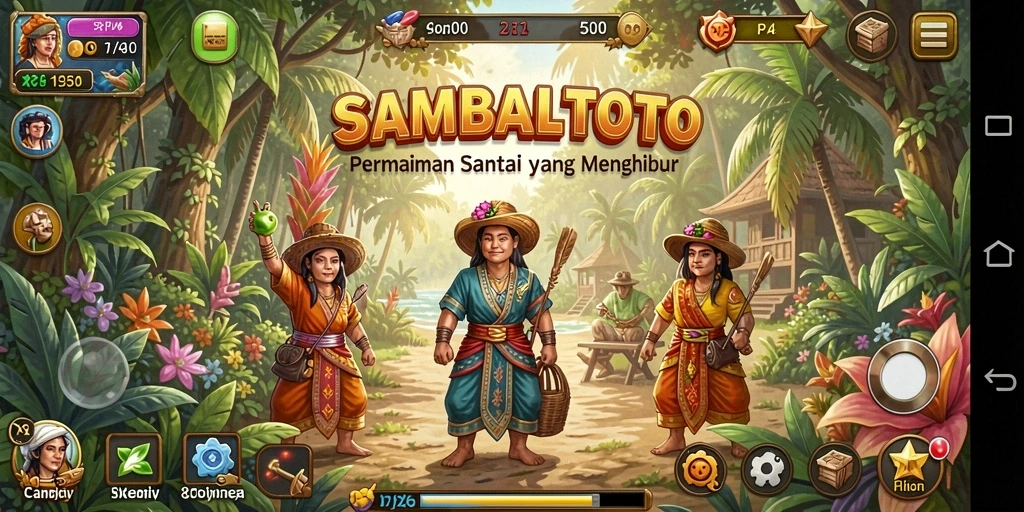 Tampilan gameplay seru dan menarik dari SAMBALTOTO.