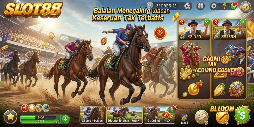Tampilkan gameplay balapan yang seru dan menegangkan di SLOT88.