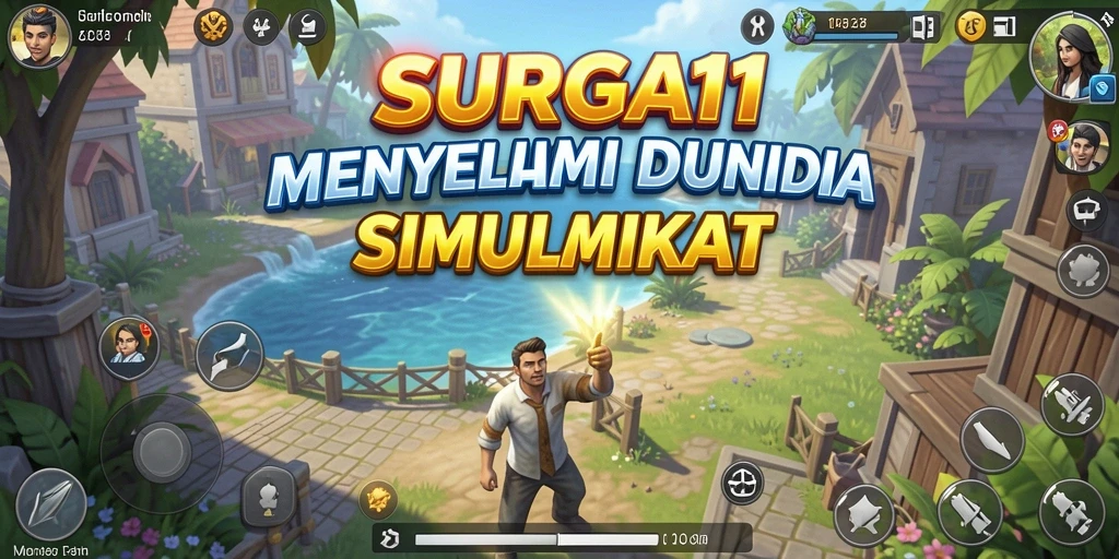 Tampilan gameplay yang memukau dan interaktif di SURGA11.